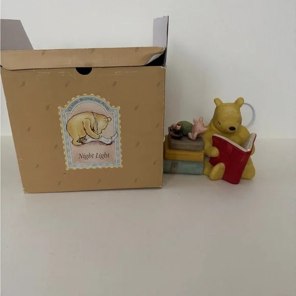 Disney charpente vintage Winnie the & piglet nightlight - Picture 10 of 10